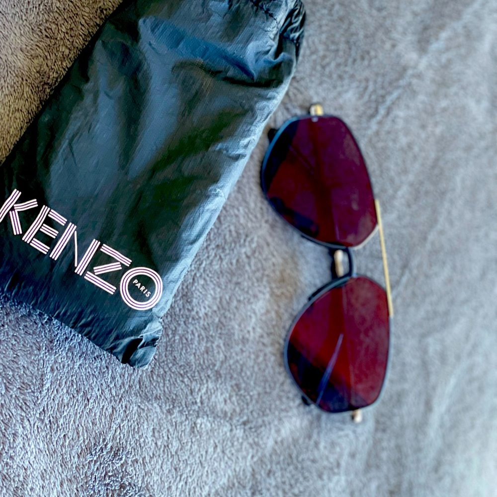 Never worn Kenzo sunglasses 😎😎😎!!!!!!!   , comes with cotton bag